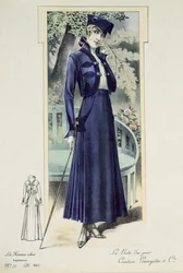 Una dama francesa a la moda